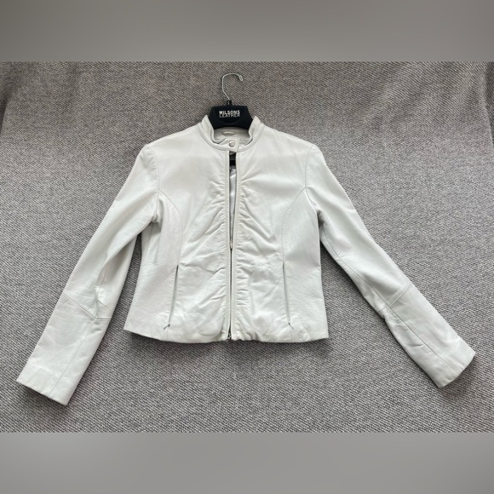 White Leather Jacket